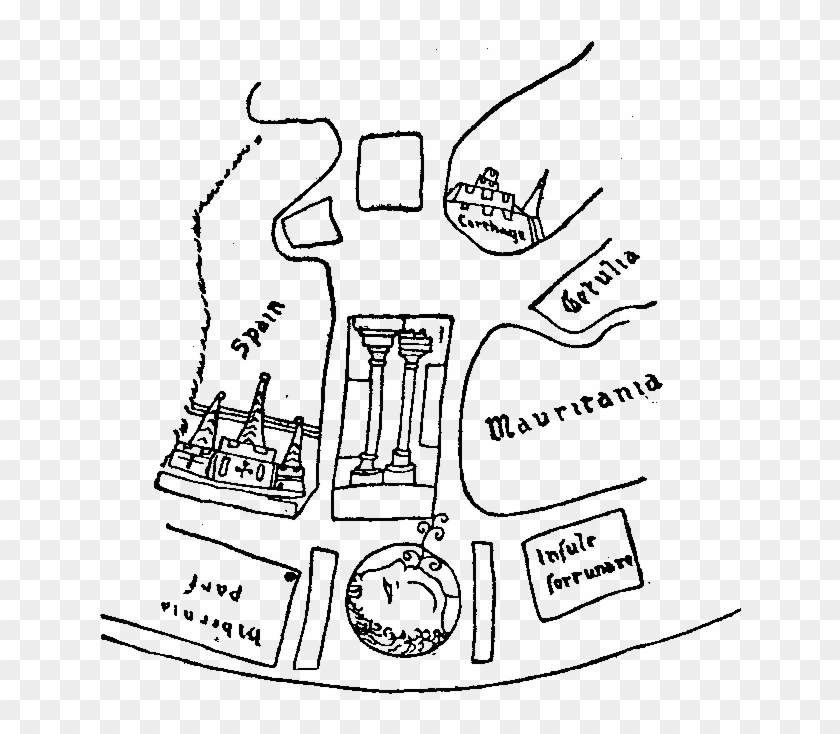 [illustration] Pillars Of Hercules Free Transparent PNG Clipart